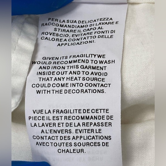 Dolce & Gabbana, size 42 EU (6 US), White/Cream Pants - Picture 6 of 7